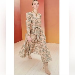 ISMENE COTTON-SILK DRESS IN Multi ulla Johnson
